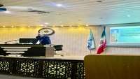 سخنرانی دکتر حسین کربلایی مدیر گروه آموزشی داروسازی  در کنفرانس تجویز و مصرف منطقی داروها در بیمارستان کوثر سمنان