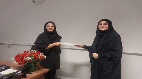 تودیع و تکریم کارشناس آموزش دانشکده 